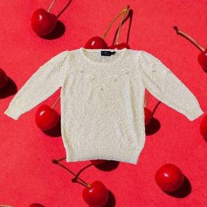 Cherry Knit Sweater